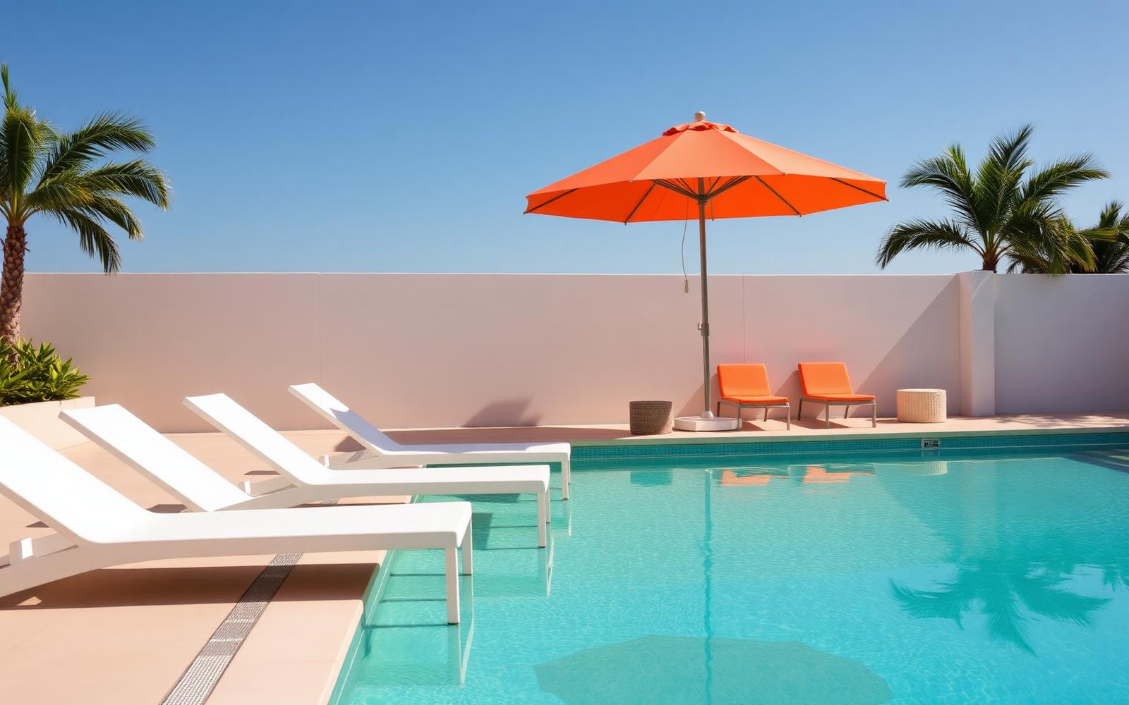 Piscina y playa